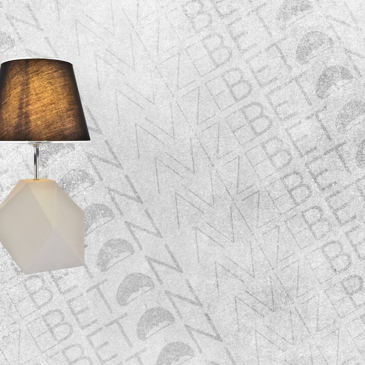 Arf Beton Abajur Gri