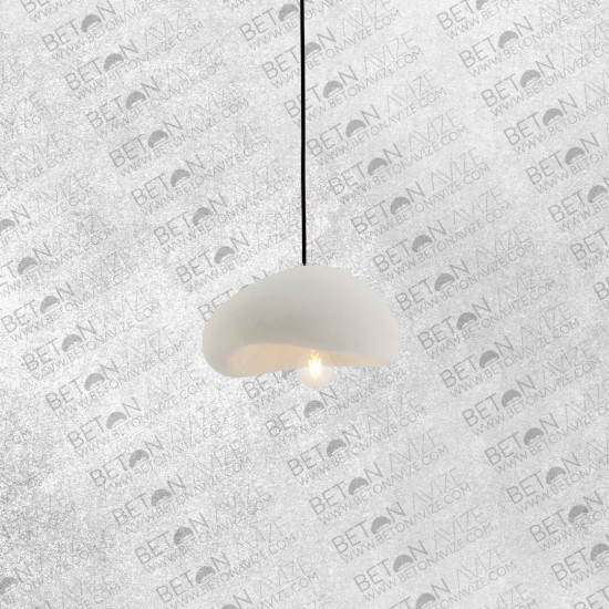 Lovel Concrete Pendant Lamp White • ø30