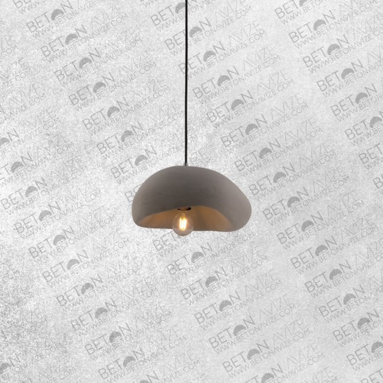 Lovel Concrete Pendant Lamp Gray • ø30