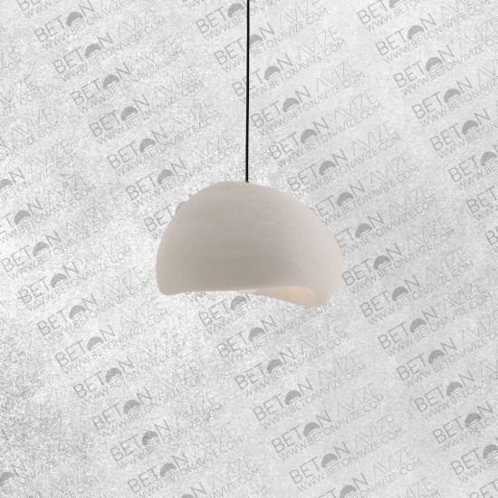 Lovel Concrete Pendant Lamp White • ø40