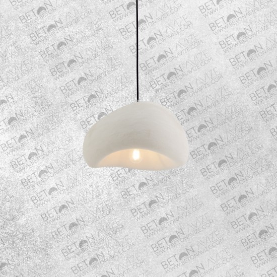 Lovel Concrete Pendant Lamp White • ø40