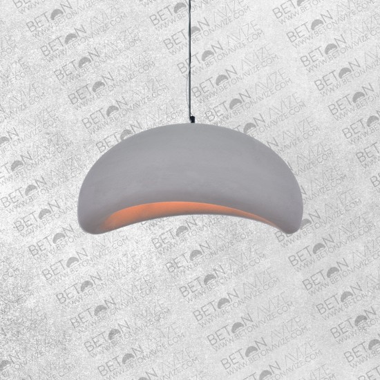 Lovel Concrete Pendant Lamp Gray • ø60