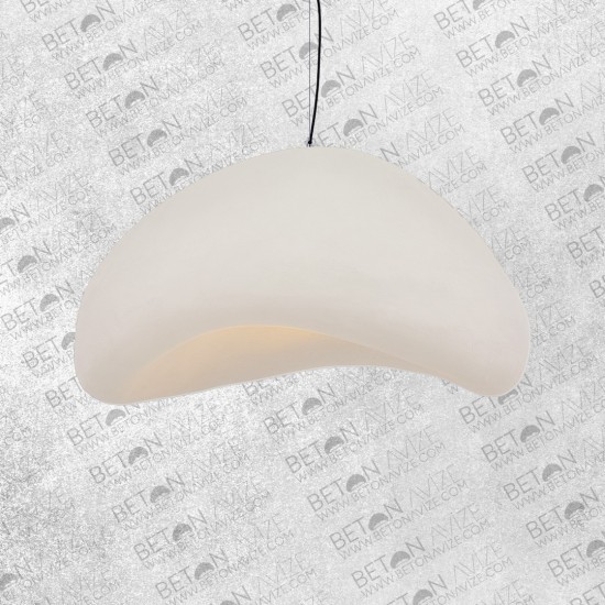 Lovel Concrete Pendant Lamp White • ø80