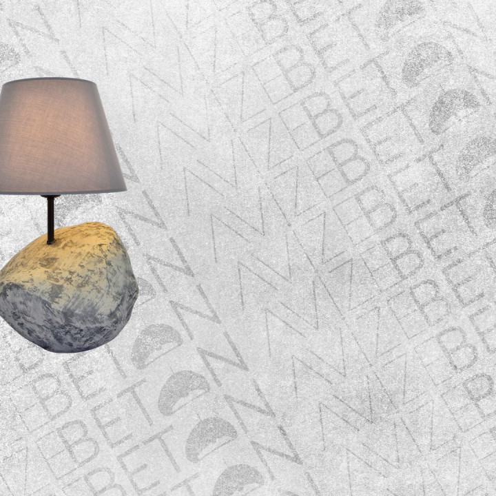 Rock Stone Beton Abajur