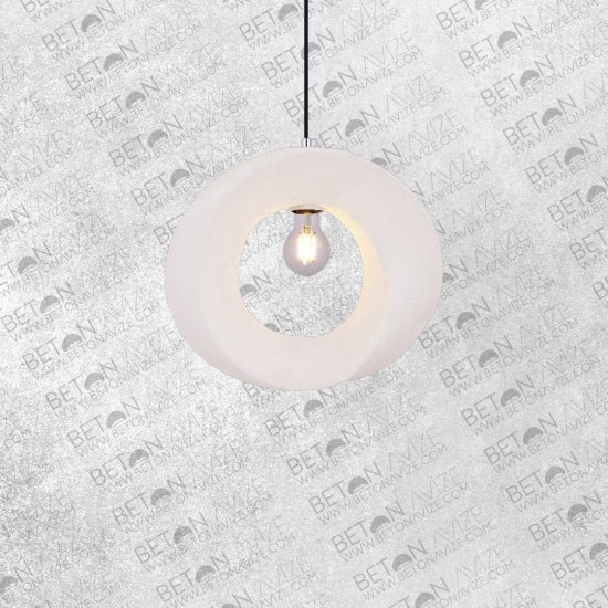 Sarmal Concrete Pendant Lamp White