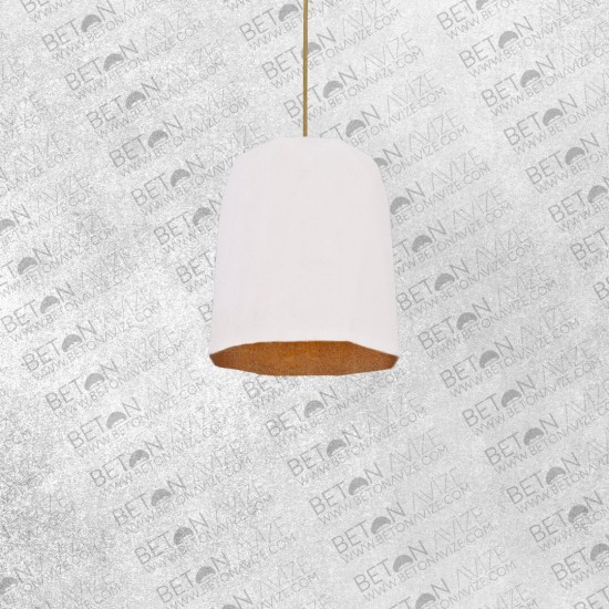 Vodoley Concrete Pendant Lamp White • ø24