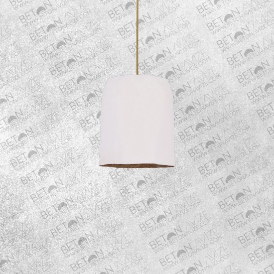 Vodoley Concrete Pendant Lamp White • ø24